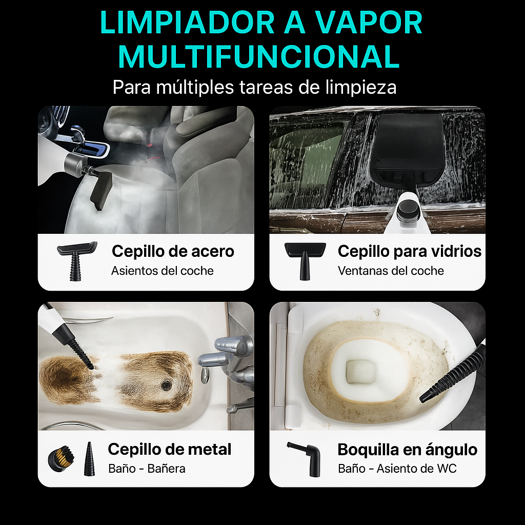 All‑In‑One Steam Cleaner